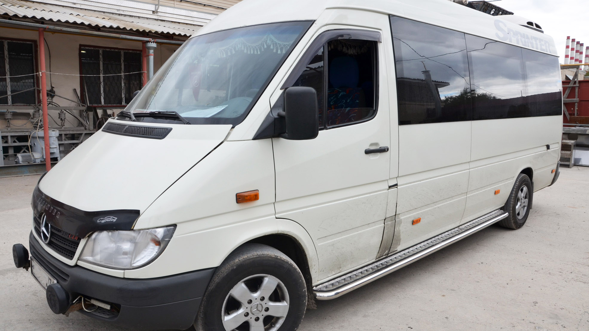 Надежные пороги для Mercedes Benz Sprinter 1995-2006 длинная база